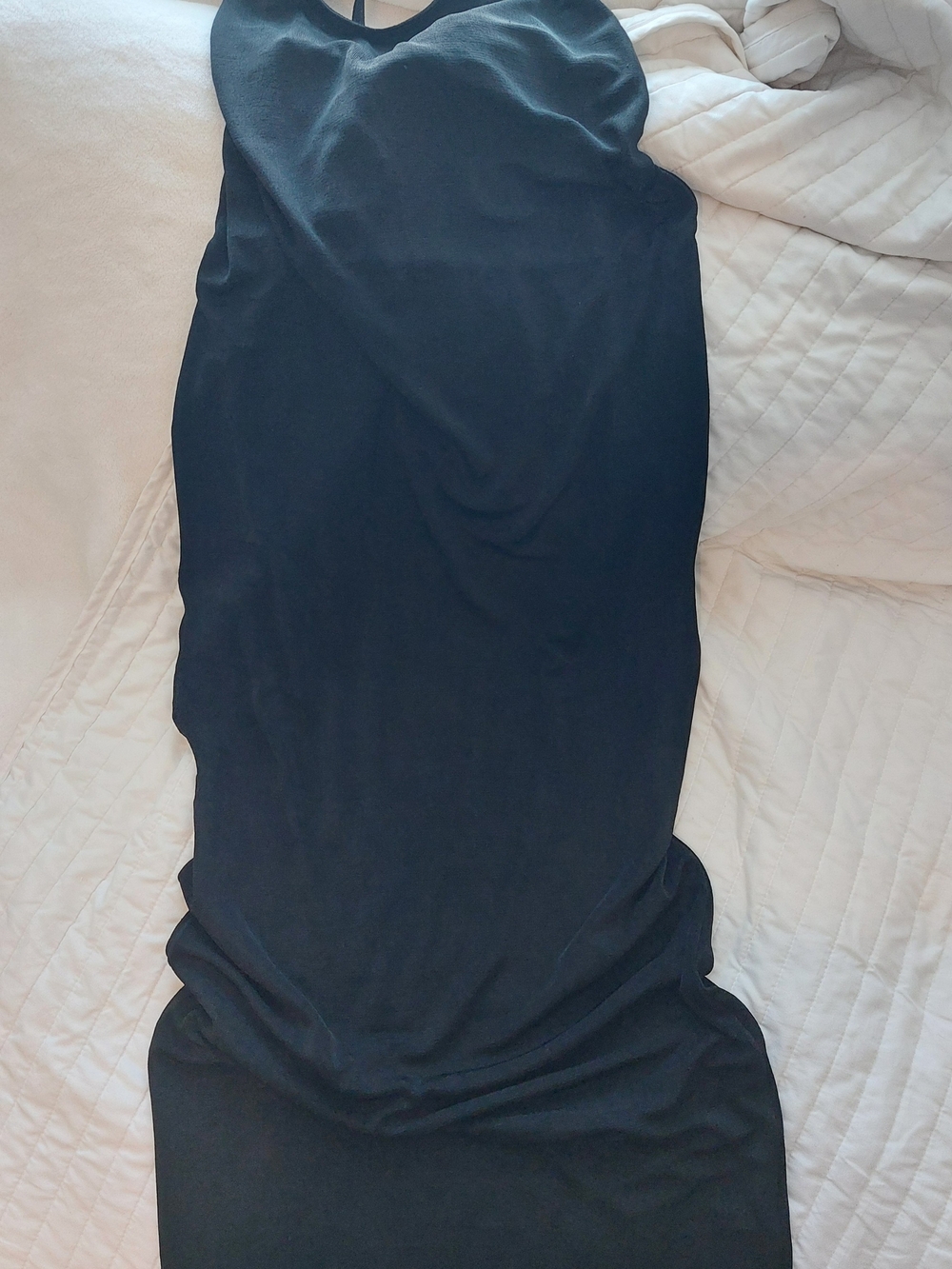 Black Maxi Dress - Sleek Everyday Slip